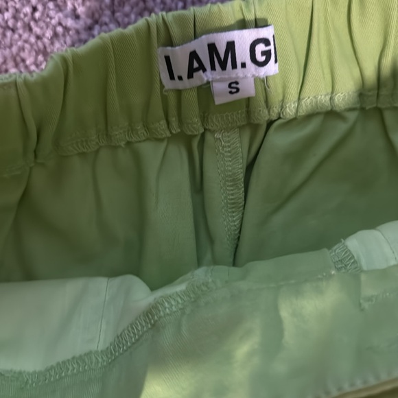 I.AM.GIA. Lime Green Cargo Pants - Picture 4 of 5